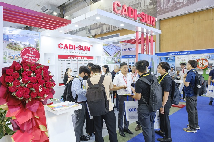 CADI-SUN đón nhận nhiều quan tâm của khách hàng tại triển lãm quốc tế 